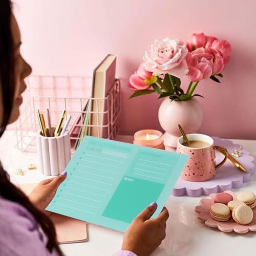 Zunate Acrylic Dry Erase Board Set of 2 - Desktop Calendar and to Do List Planner with Stand for Office, Home & School - Reusable Daily Schedule Memo Board (40 * 30cm) - Image 7