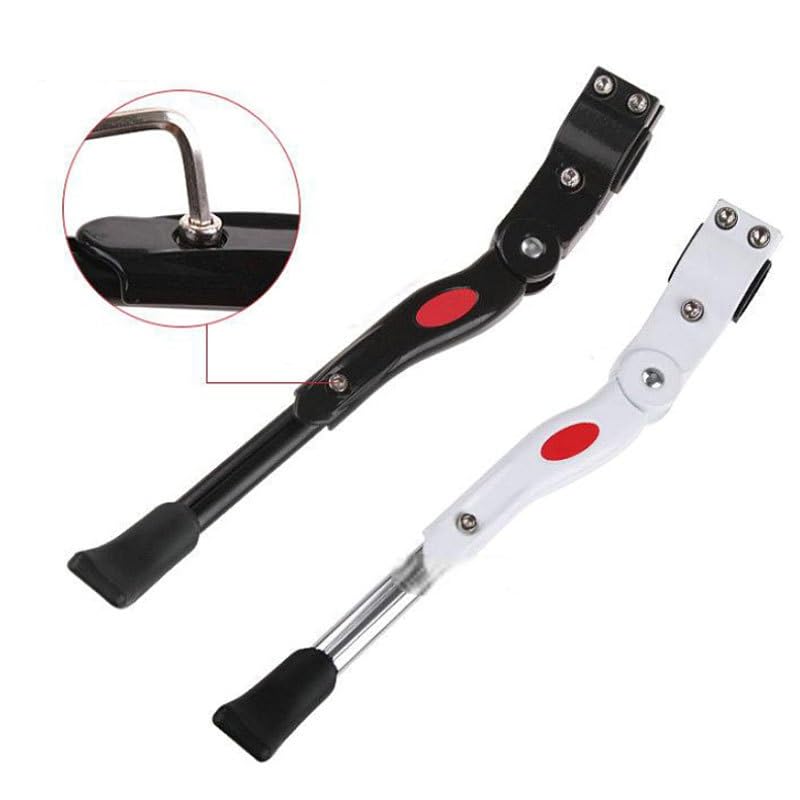 Cavalletto Laterale Universale Per Bicicletta – Regolabile In Lega Di Alluminio, Altezza 35-40 Cm, Adatto A MTB E Bici Da Strada 24-29 - 4