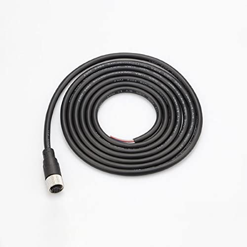 Cable sensor M12 5 pines hembra a extremos abiertos 2M miniatura 1
