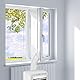 JIAWWAN Fensterabdichtung für Mobile Klimageräte, Klimaanlage Fensterabdichtung Dachfenster 300CM, Wäschetrockner, Ablufttrockner, Hot Air Stop, zum Anbringen an Universell Fenster, Flügelfenster (3M)