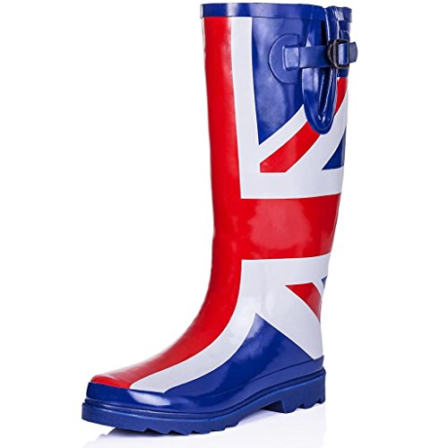 Buy Flat Union Jack Festival Wellies 