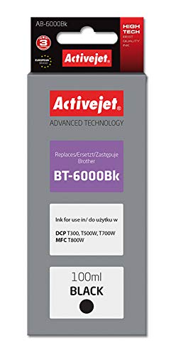 ActiveJet AB-6000Bk Cartucho de Tinta 1 Pieza(s) Compatible Alto Rendimiento (XL) Negro
