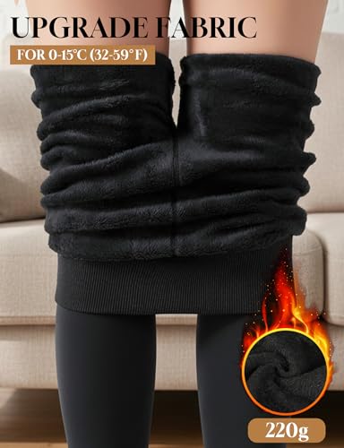 Image of Buauty Fleece Lined Thermal Opaque Tights,Womens Thick Winter Tights High Waist Tummy Control Warm Fashion Pantyhose