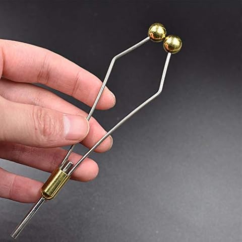 PHECDA PROFLY 2 Sizes Bullet Head Round Brass Feet Bobbin Holder Made of Brass Copper & High-Carbon Steel (Medium Size - 12cm) Cover