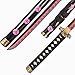 Katana Sword Cosplay Sword 41 inches Bamboo Toy Swords Cosplay Props with Display Stand Original Texture.