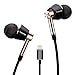Produktbild 1MORE Triple-driver Hi-Fi Kopfhörer In-Ear Ohrhörer Hi-Res Audio mit Mikrofon und Fernbedienung Lightning Connector für iPhone iPod iPad (Gold)