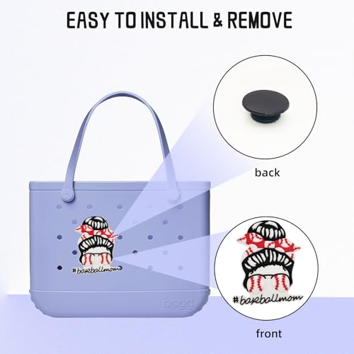 Soccer Mom Charm for Bogg Bag – Cute & Stylish Accessories for Women – Compatible with Rubber Beach Bags of Most Sizes & Brands4