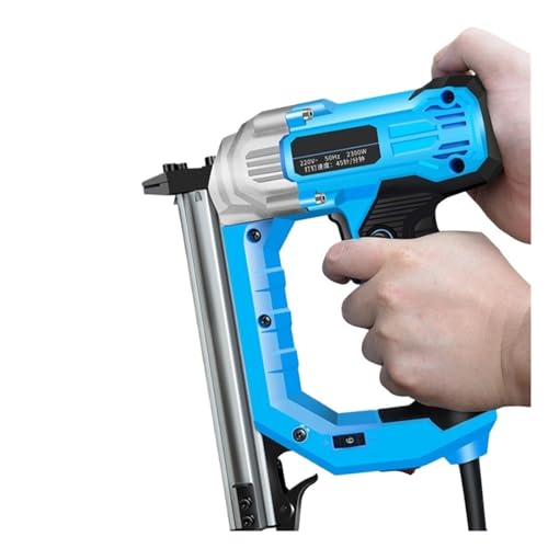 Clavadoras eléctricas, Pistola De Clavos Eléctrica 2300W, 6 Velocidades, Acero For Carpintería, Clavadora Hormigón, For Pared Cemento(SET1)