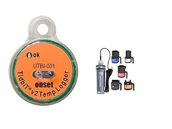 Onset HOBO UTBI-001 Tidbit Waterproof Temperature Data Logger w/Base-U-4 USB Base Station