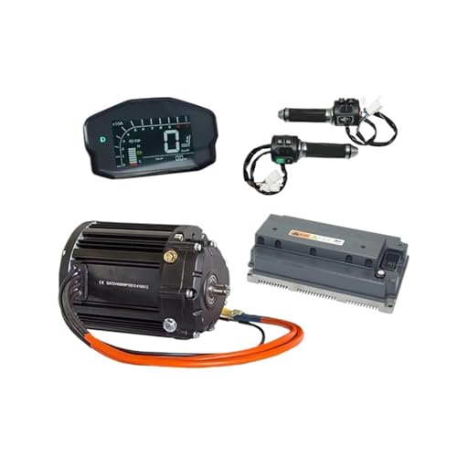 Hub Motor QS138 90H V3 4000W 7200rpm Mid Drive Motor Kit 1:2.35 Geared Box with EM200-2SP 200A/600A Controller