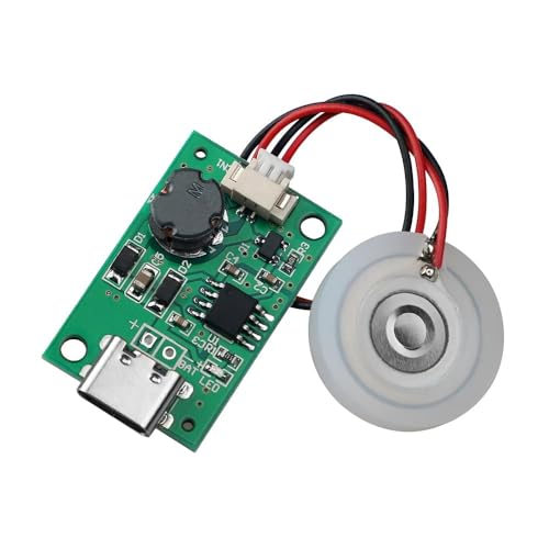 Image of SP Electron Type C 5v DC Ultrasonic Piezoelectric Humidifier Moisture Atomizing Chip Mist maker circuit Board for Electronic DIY Projects, Home and Office Atomizer