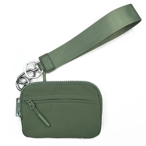 The Wallet 2nd Gen,Wristlet Wallets For Women Nylon Quilted Wallet,Wristlet Purse 2nd Gen,Zippered Card Case With Id Window