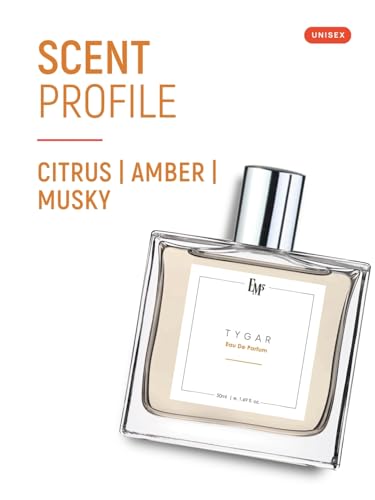 Image of EM5 Tygar Perfume for Men | Citrus Amber Fresh Spicy Fragrance | Eau de Parfum Spray | Luxury Gift for Him