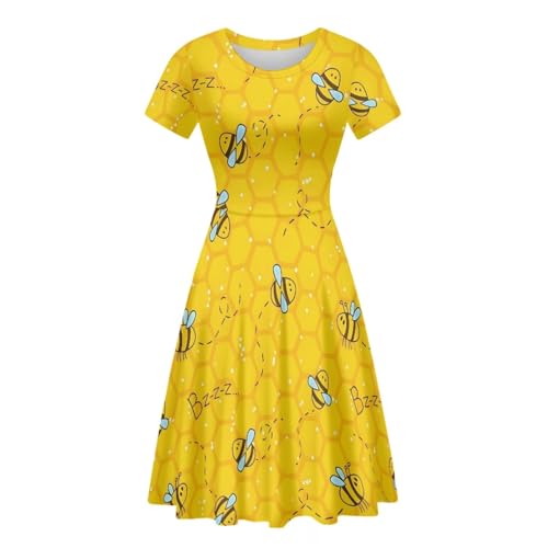 Image of Forchrinse Native Aztec Style Black White Geometric Women's Midi Dress Casual Long Dress Round Neck Swing Dress