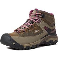Botas De Seguridad Keen KEEN Targhee 3 Mid Waterproof, Zapatos para senderismo para Mujer, Marrón (Weiss/Boysenberry), 39 EU