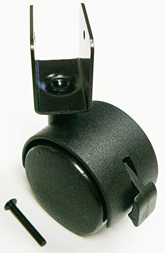 Oajen2" Caster with Brake, 5/8" u Bracket, 4-Pack, use 5/8" Wood