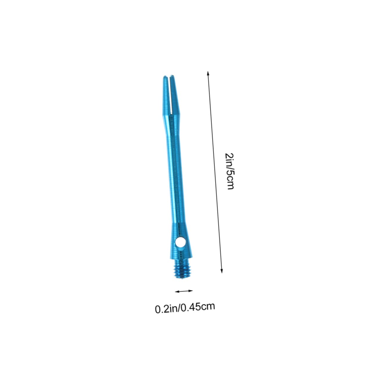 MUELODSIC 12pcs Lightweight Aluminum Dart Shafts Sky Threaded Rods for Outdoor Games Dart Accessories for Home Office and Game Rooms