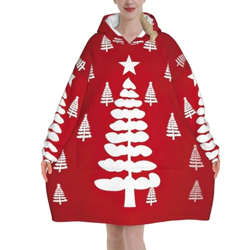 Couverture surdimensionnée sapin de Noël cadeau hiver adulte