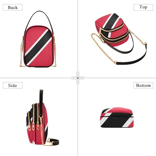 Image of Patriot Flag Cell Phone Purse Crossbody Handbag Durable Shoulder Bag Sturdy Travel Pouch