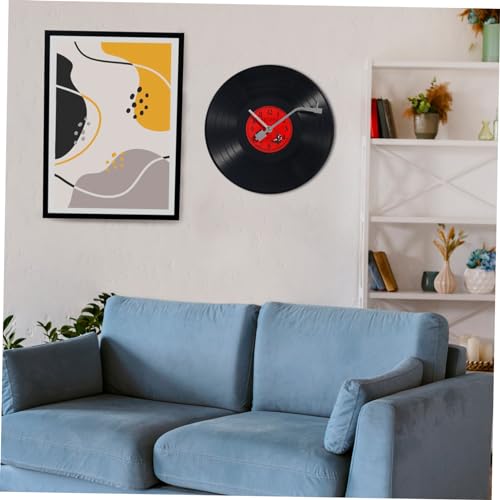 Horloge murale vinyle rétro le cadeau idéal pour décoration maison - 6