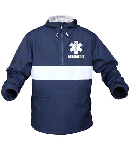 Smart People Clothing Paramedic Zipped Pocket Anorak with Reflective Decorations Front and Back3