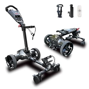 G3 Electric Golf cart,Electric Golf Caddy That Follows You,Remote/APP/Manual Control,Anti-Tipping,45H Battery,All-Terrain,Golf Bag Carts with Umbrella, Drink & Phone Holder