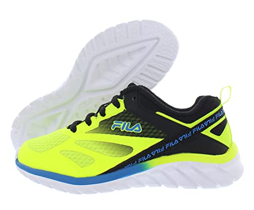 Fila Girl's Galaxia 3 (Little Kid/Big Kid) Safety Yellow/Black/Electric Blue Lemonade 12.5 Little Kid M