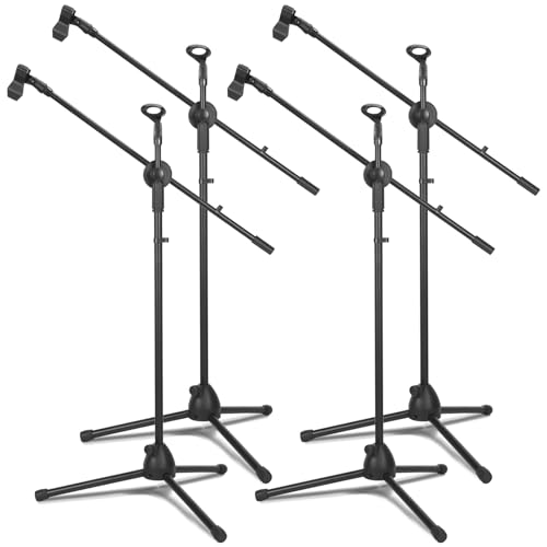 Sherr 12 Pcs Adjustable Microphone Mic Stands Bulk, Mic