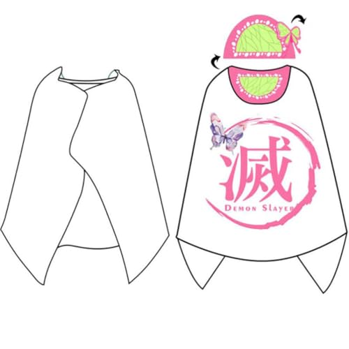 DACHENG Cape couverture à capuche Anime pour demon-slayer-Kanawo-cosplay - Licence Officielle
