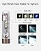 RovyVon Aurora A7 G4 7075 USB C Rechargeable Keychain Flashlights 650 High Lumens Small Bright EDC Flashlight, White/365nm Versatile Sidelights for Camping, Walking Dog, Night Running