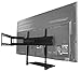 Mount-It TV Wall Mount Shelf Bracket Under TV for Cable Box, DVD Player, Stereo AV Components Shelf,Black