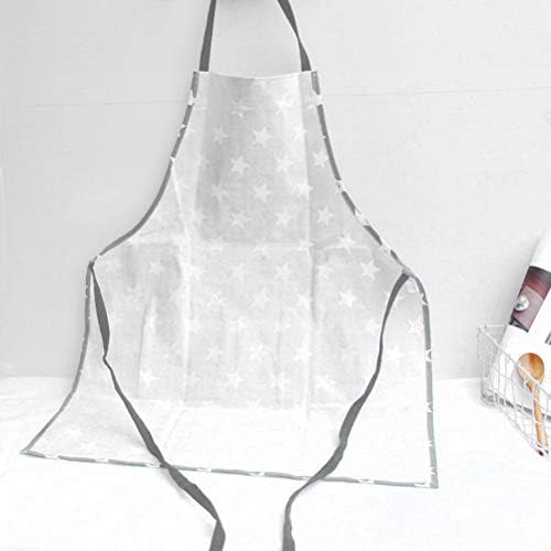 kuou Fashion Star Apron for Women Girls , Adjustable Apron with 2 Pockets for Home Kitchen Cooking Baking BBQ Gardening,Mother's Day Birthday Gifts for Mum Wife Girlfriend