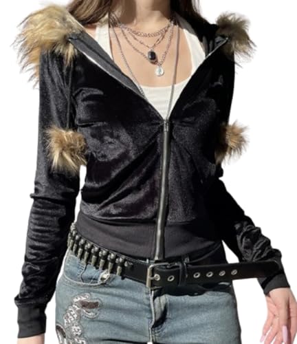 ジャケット・アウター 00s y2k archive jacket gimic archive 00s fur gimmick padded JKT Y2K