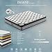 12'' King Mattress, King Size Mattress in a Box, Modern New Diamond Innerspring Hybrid and Cooling Gel Memory Foam Mattresses, Pressure Relief & Motion Isolation, RV Medium Firm Matress (12'' King)