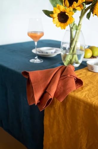 Servilleta de terracota INDACORIFY de algodón para decorar mesas de boda y banquetes 2