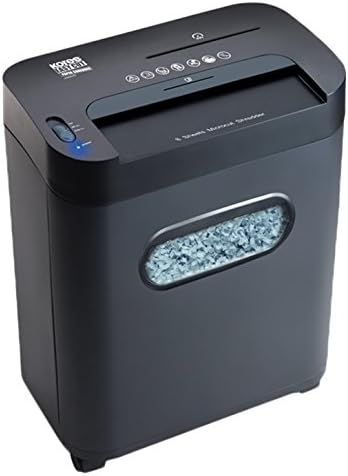Kores Easy Cut 891 Paper Shredder | 8 Sheets Capacity | 1 Year Warranty | Microcut Shredder
