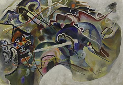 Toile peinture Wassily Kandinsky pour habiller un grand mur vide avec élégance