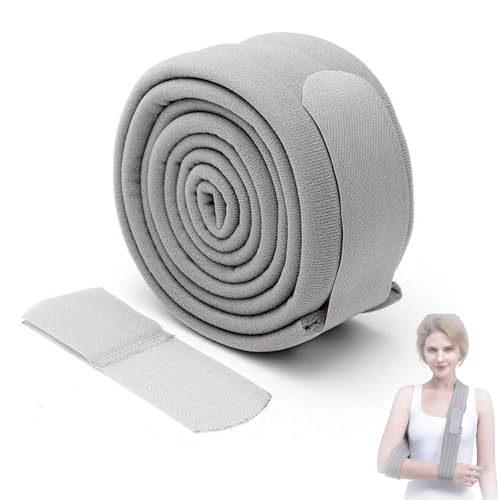Maintien Du Bras Respirant,écharpe De Bras,Réglable Léger Confortable épaule Immobilisateur,écharpe De Bras épaule Gauche Et Droite,Sangle De Soutien De Bras,Pour Poignet,Main,Coude,Bras Blessé (Gris)