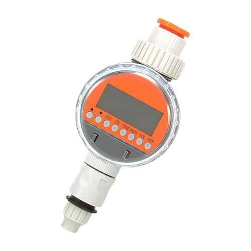 Rebellious Regulador de riego programable, temporizador de 1 minuto a 9 horas, rango de presión flexible, almacenamiento automático para plantas, interior y exterior, temporizador de riego ajustable