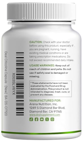 DEAL SUPPLEMENT Citicoline CDP Choline