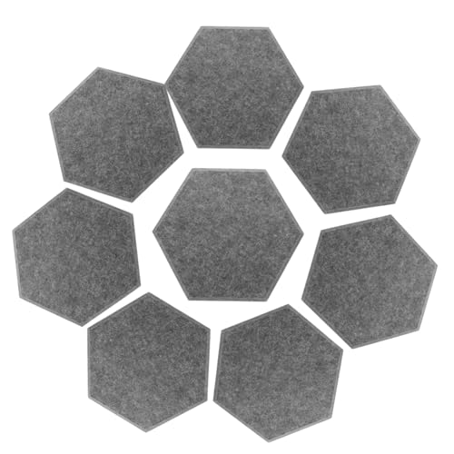 ERINGOGO 8pcs Paneles Acústicos Absorbentes de Sonido Paneles Decorativos para Aislamiento Acústico Gris Oscuro para Estudios y Salas de Conferencias miniatura 1