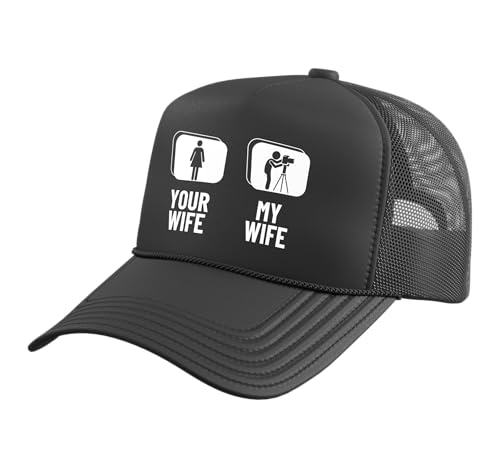 Photography Your Wife My Wife Husband Funny Photographer Trucker Hat