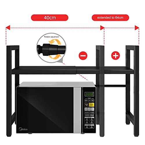Étagère de comptoir pour micro-ondes extensible et stable - 4