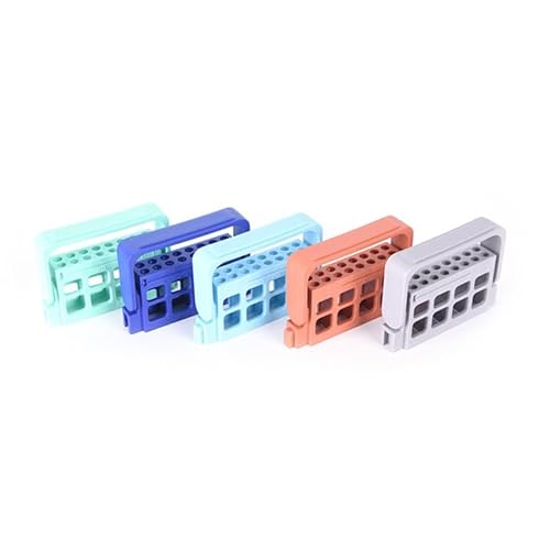 Reehut 3Pcs 16 Holes Autoclavable Endo Files Holder Dispenser Endodontic Drill Stand Endo File Blocks Deep Blue thumb #5
