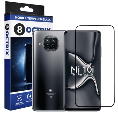Image of Tempered Glass Compatible for Xiaomi Mi 10i 5G / Mi 11i / 11i Hypercharge / 11T Pro /Redmi Note 11 Pro /Note 11 Pro Plus with Edge to Edge Coverage, Installation Kit (Pack of 1)