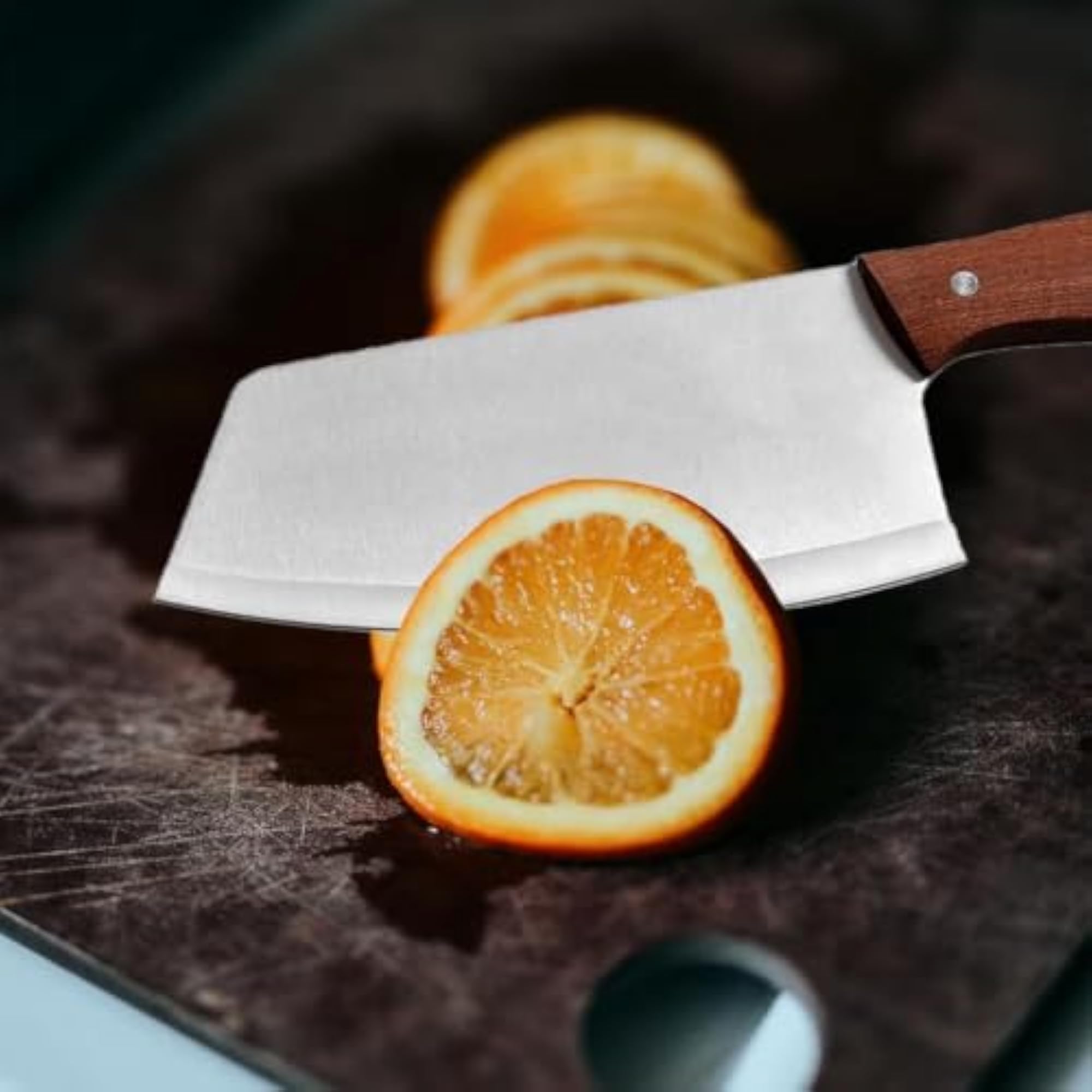 Multipurpose Chef Butcher Knife, Heavy Duty Stainless Steel Cleaver