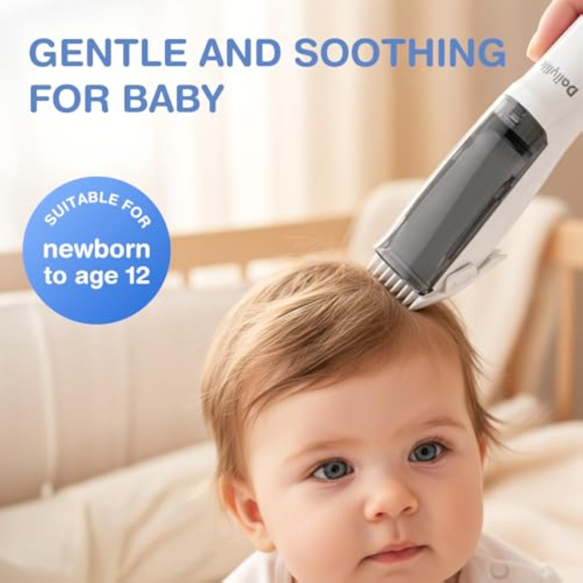Calming Hair Clippers for Kids, Rechargeable & Waterproof