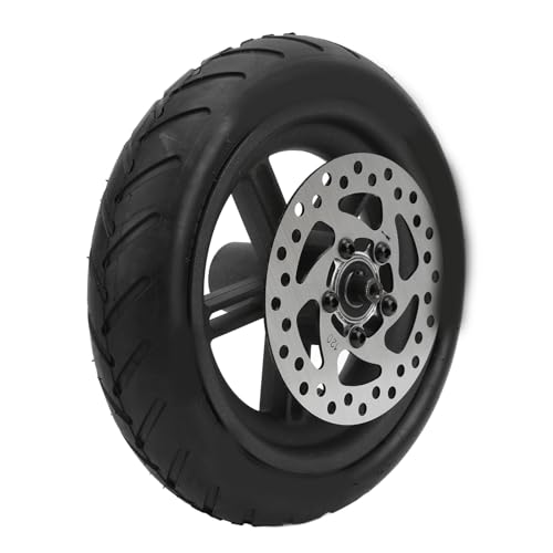 SPYMINNPOO Scooter Rear Wheel, Aluminum Alloy Rear Wheel Assembly 8.5in Tire Wheel Hub 120mm Brake Disk Replacement Parts for M365 PRO PRO2