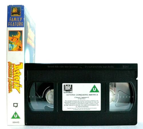 Asterix in America VHS pour une soirée cinéma vintage en famille et collectionneurs