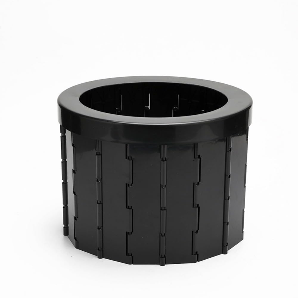 Toilette portatile da campeggio, leggera, impermeabile, pieghevole, per auto e uso esterno, struttura compatta in ABS